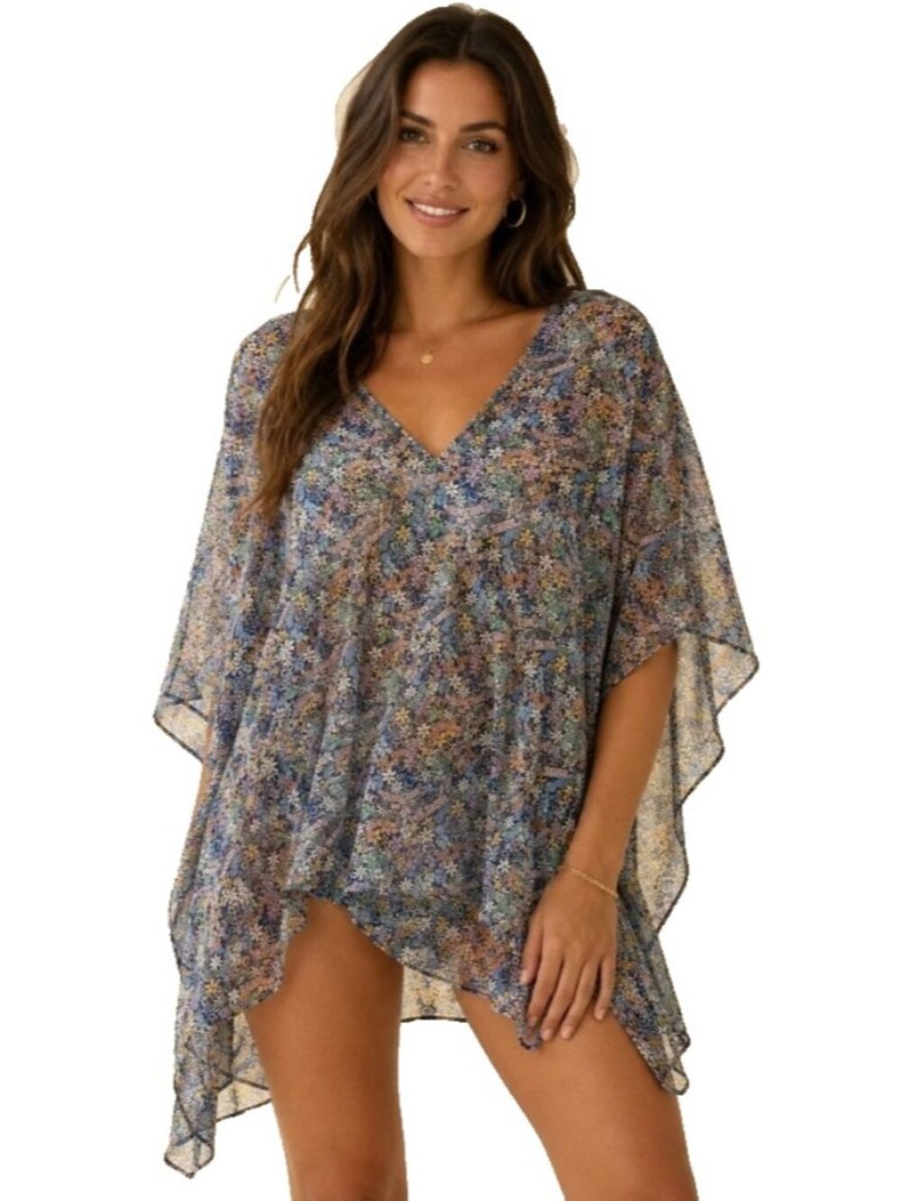 Zadig & Voltaire Pop Liberty Kaftan Beach Cover ( One Size )